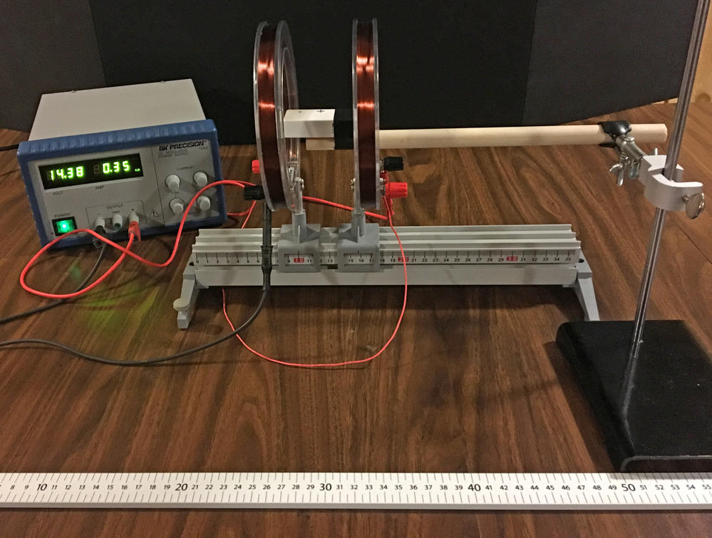 A Quantitative Study of Helmholtz Coils PocketLab
